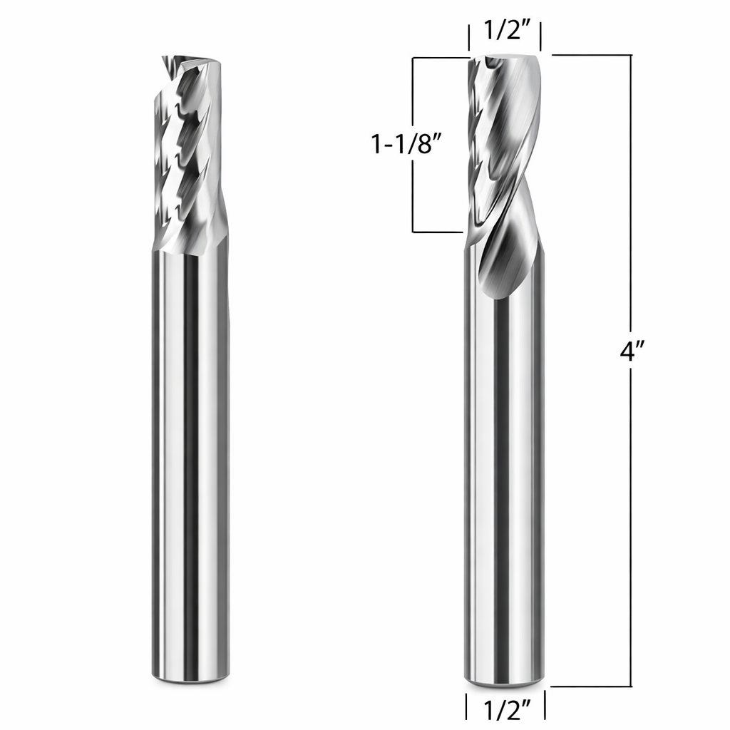 Router Bits with 12mm (1/2") diameter for CNC Routers