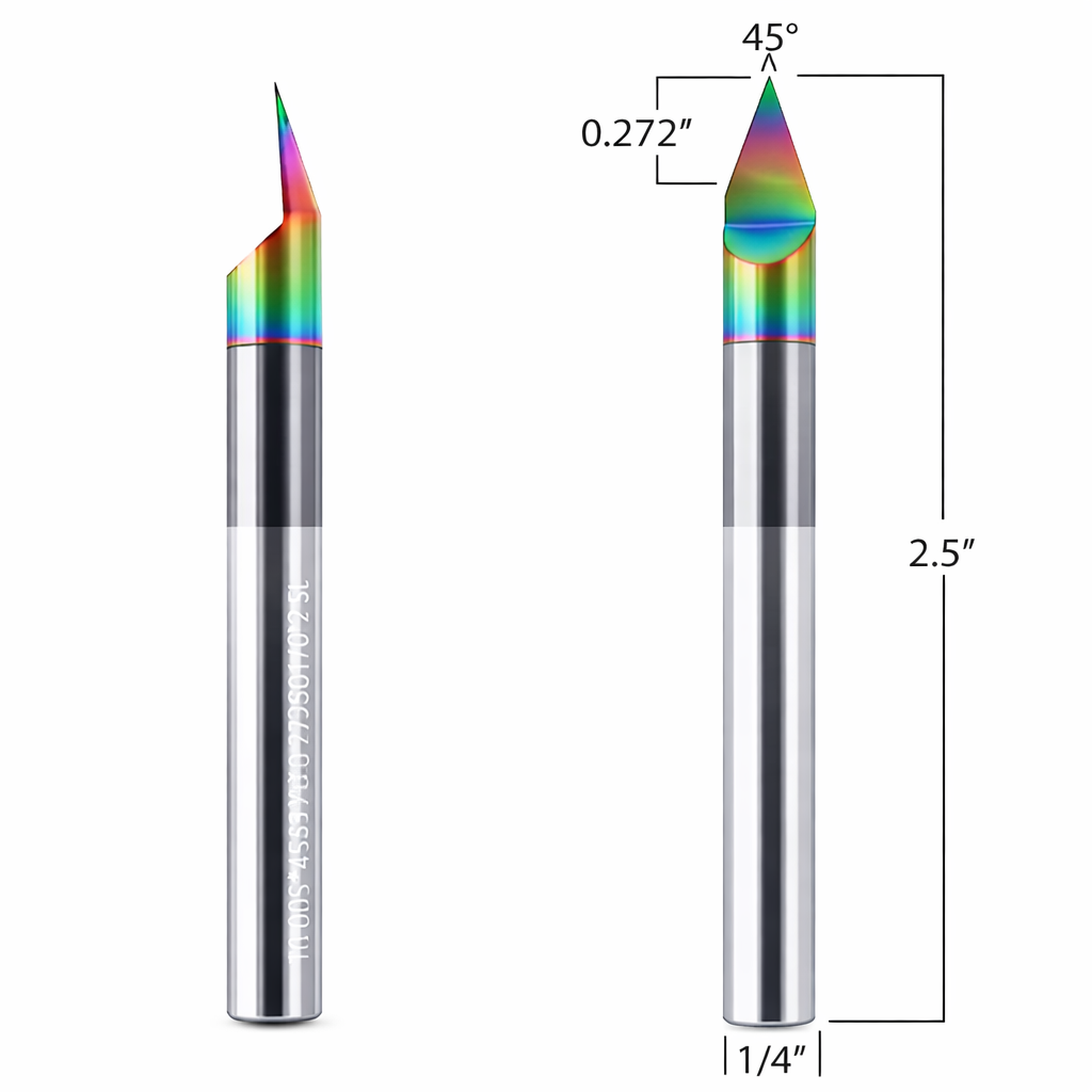 Metric Engraving Bit for CNC Router