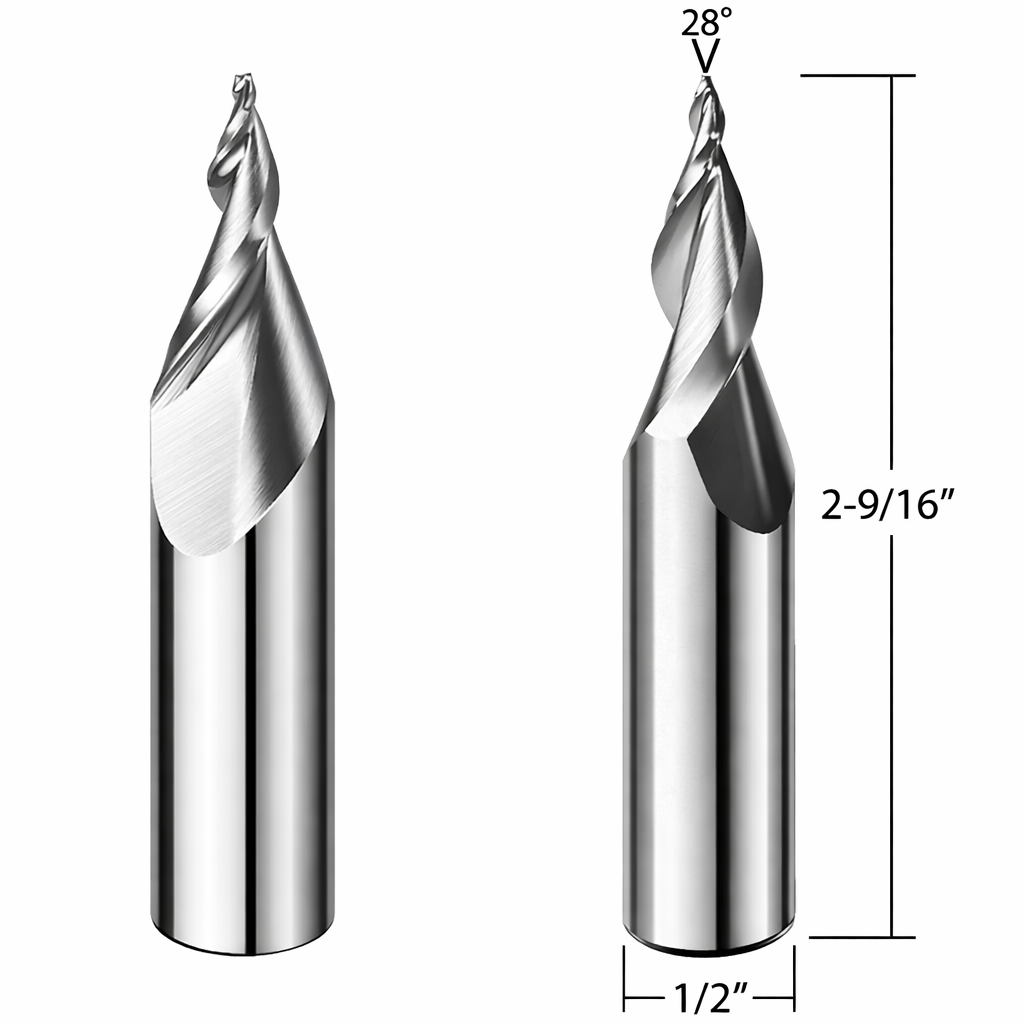 V-Groove Bits designed for CNC Routers