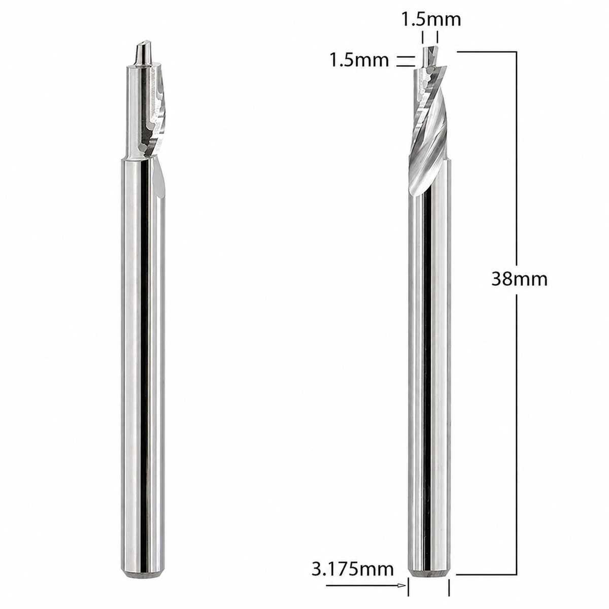 1713 Router Bit Router Bit with 1/16-inch diameter for CNC routers – Mintech Tooling