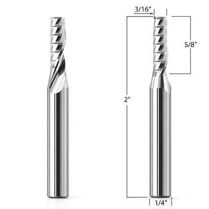 Router Bits with 3/16-inch diameter for CNC Routers