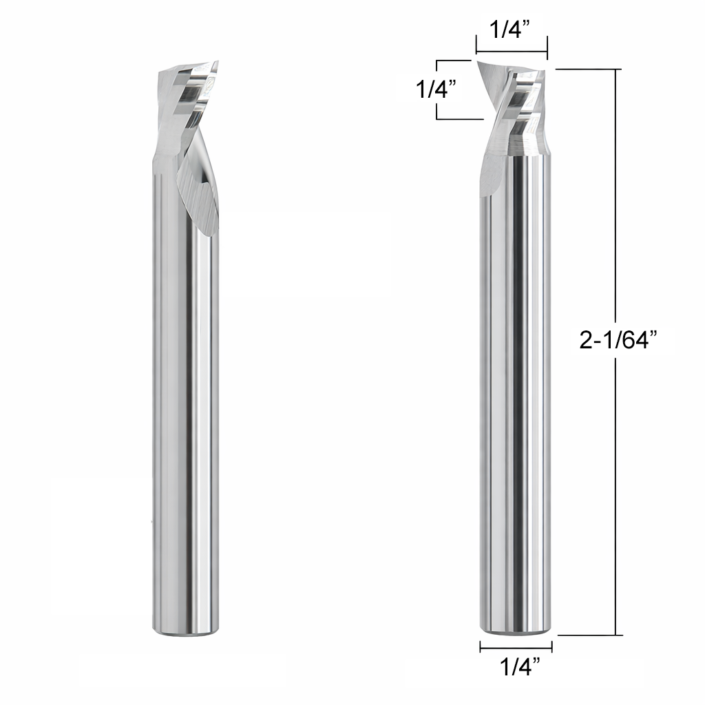Router Bit with 1/4-inch diameter for CNC Routers – Mintech Tooling
