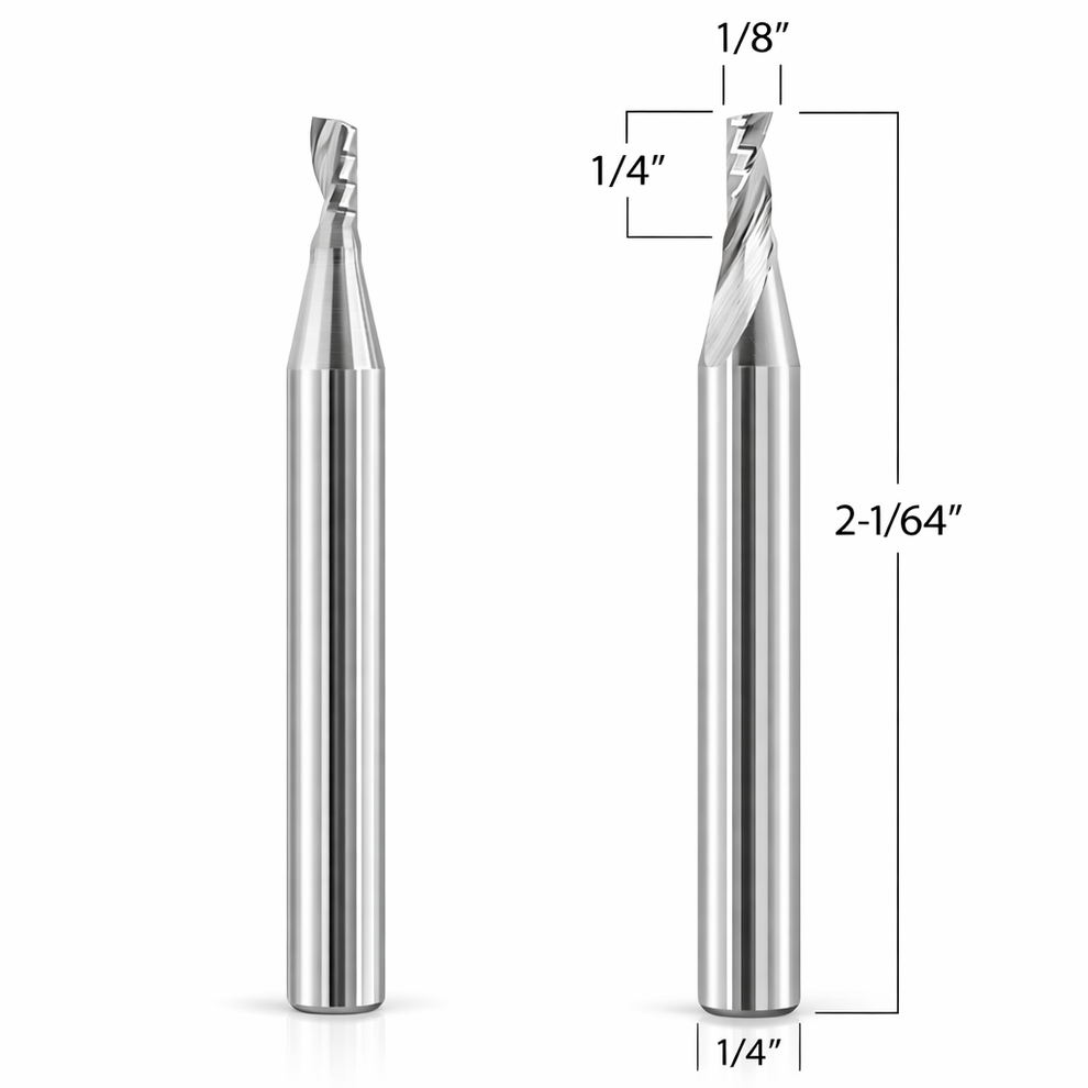 Router Bits with 1/8-inch diameter for CNC Routers – Mintech Tooling