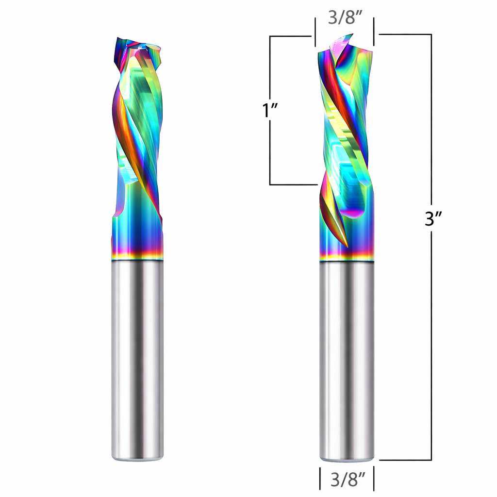 Router Bits with 10mm (3/8") diameter for CNC router