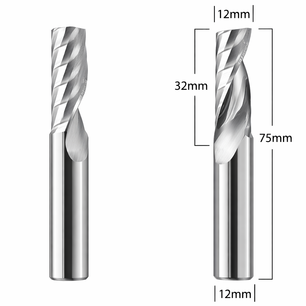 Router Bits with 12mm (1/2") diameter for CNC Routers