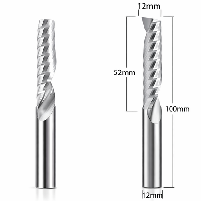 Router Bits with 12mm (1/2") diameter for CNC Routers
