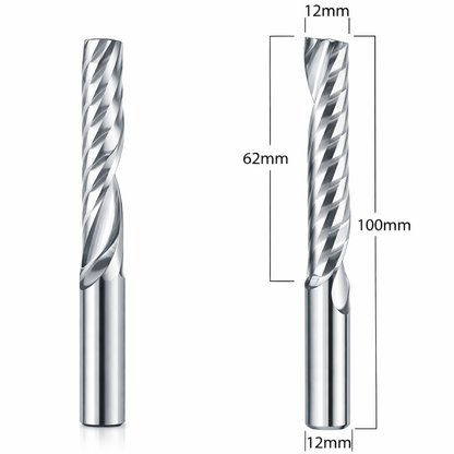 Router Bits with 12mm (1/2") diameter for CNC Routers
