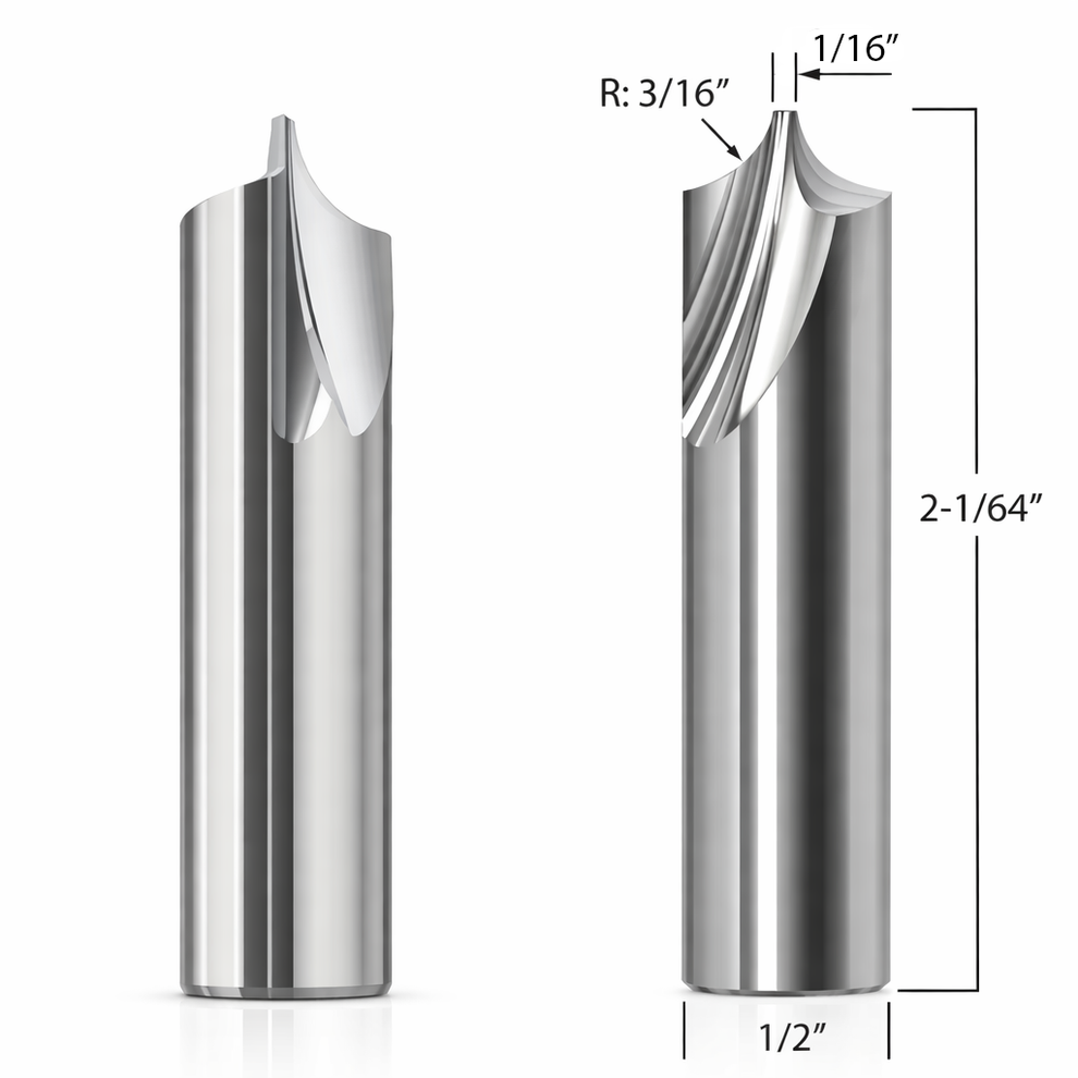 Inner R Corner Bits for CNC routers – Mintech Tooling