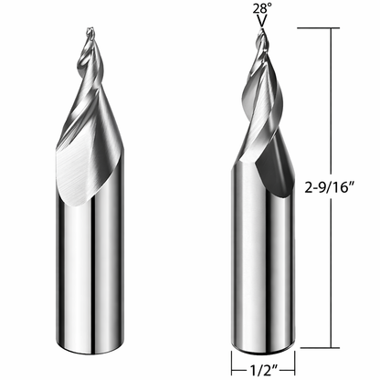 V-Groove Bits designed for CNC Routers