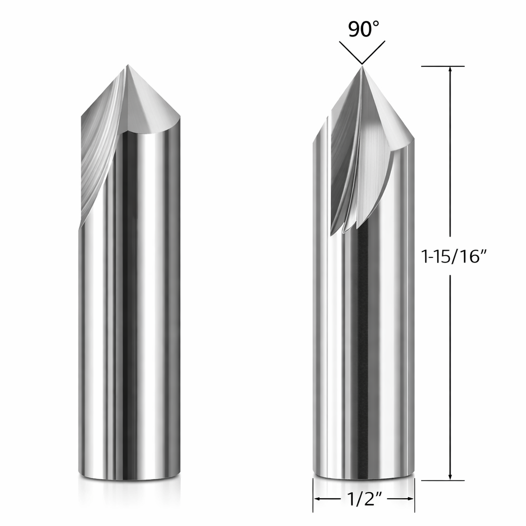 V-Groove Bits designed for CNC Routers
