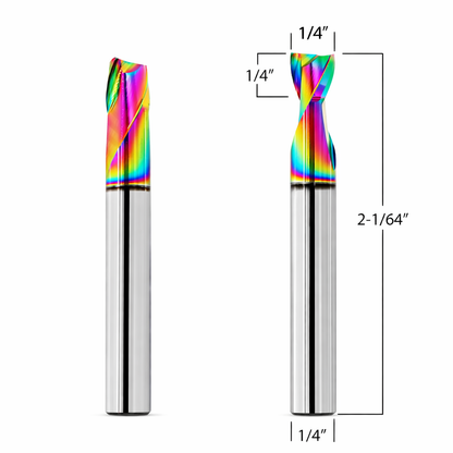 Aluminum Router Bits with 1/4-inch diameter for CNC Routers