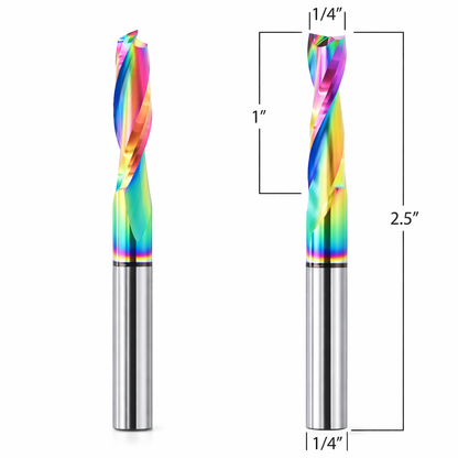 Router Bit with 1/4-inch diameter for CNC Routers