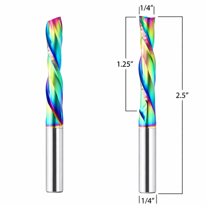 Router Bit with 1/4-inch diameter for CNC Routers