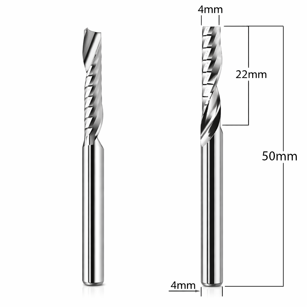 Router Bits with 3/16-inch diameter for CNC Routers