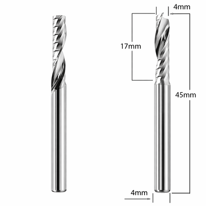 Router Bits with 3/16-inch diameter for CNC Routers