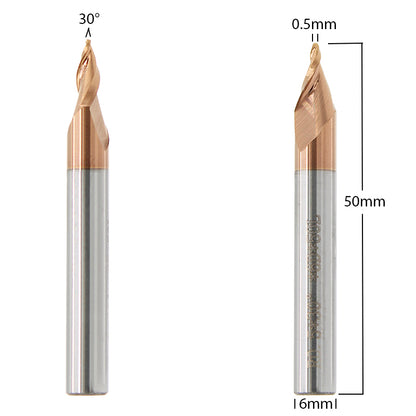 Tapered Ball Nose Router Bits 