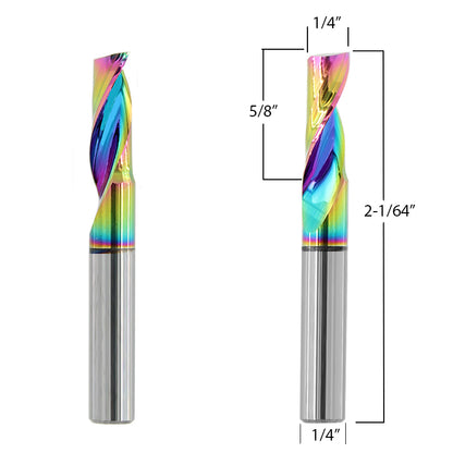 Aluminum Router Bits with 1/4-inch diameter for CNC Routers