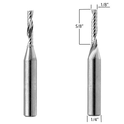 Router Bits with 1/8-inch diameter for CNC Routers