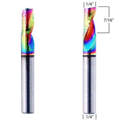 Aluminum Router Bits with 1/4-inch diameter for CNC Routers
