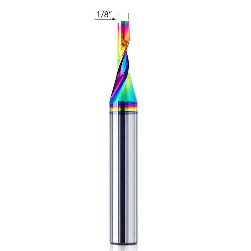 Aluminum Router Bits with 1/8-inch diameter for CNC Routers