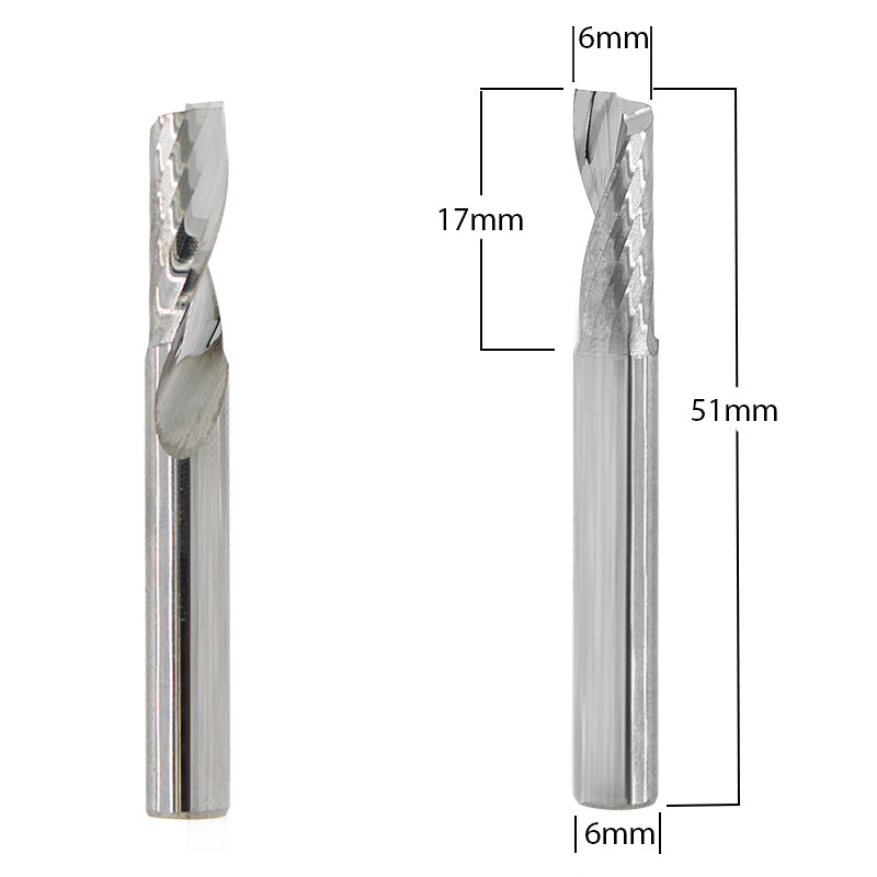 Aluminum Router Bits with 1/4-inch diameter for CNC Routers