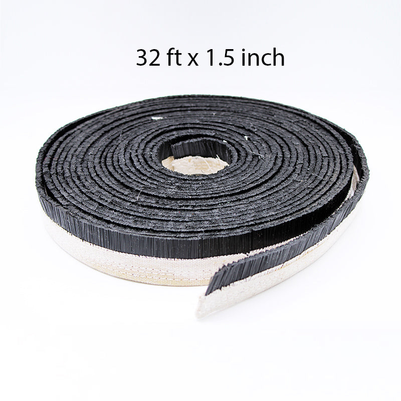 Vacuum cleaner brush strip for CNC router
