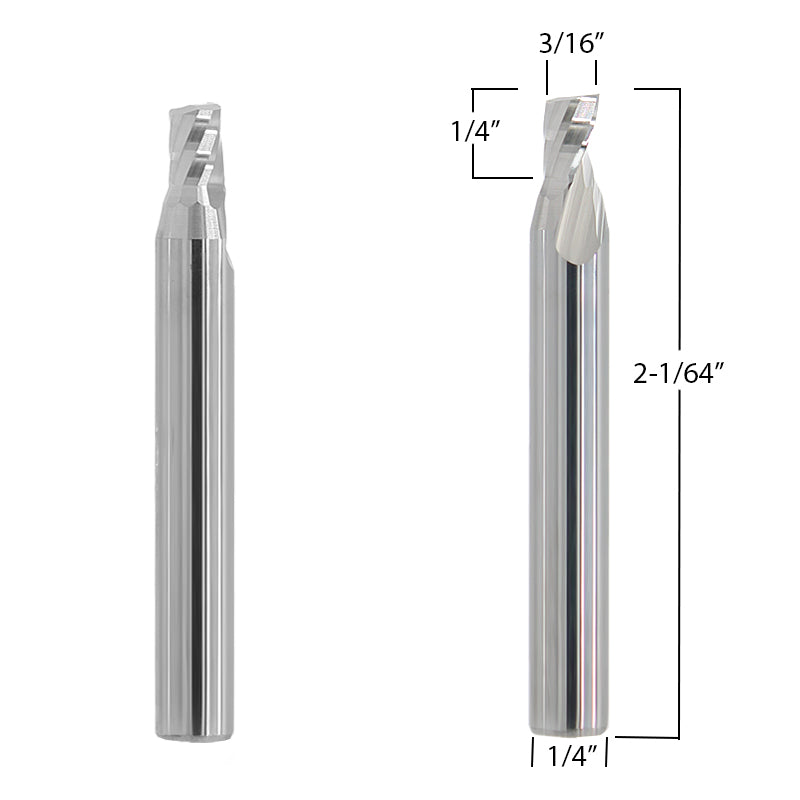 Router Bits with 3/16-inch diameter for CNC Routers