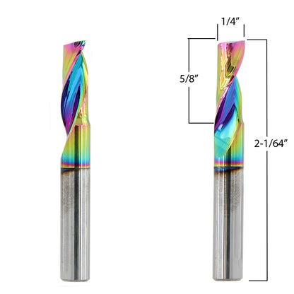 1/4" (6mm) Diameter Aluminum Router Bits