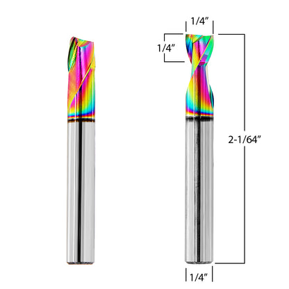 Aluminum Router Bits with 1/4-inch diameter for CNC Routers