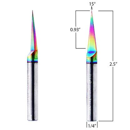 Metric Engraving Bit engineered for CNC router 