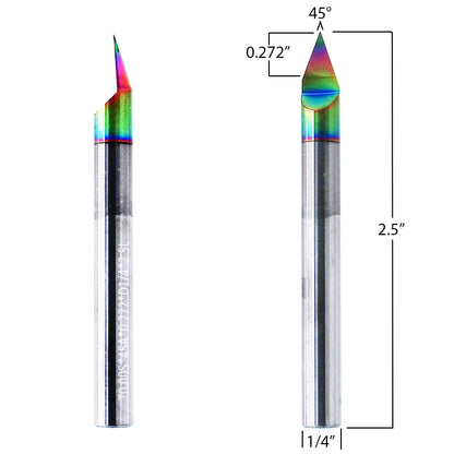 Metric Engraving Bit engineered for CNC router 