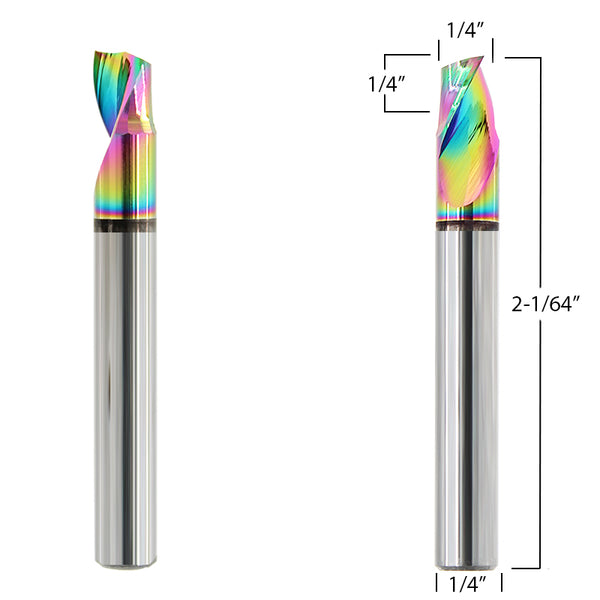 Aluminum Router Bits with 1/4-inch diameter for CNC Routers – Mintech ...