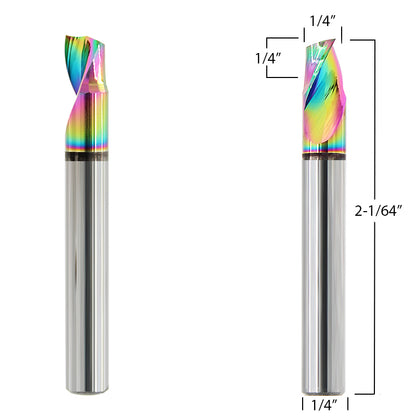 1/4" (6mm) Diameter Aluminum Router Bits