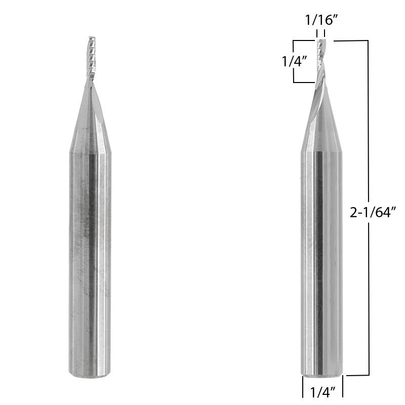 1/16" (2mm) Diameter Router Bit