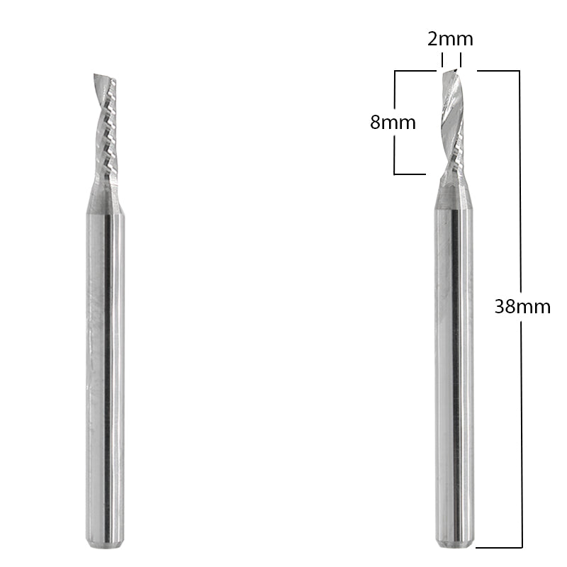 1/16" (2mm) Diameter Router Bit