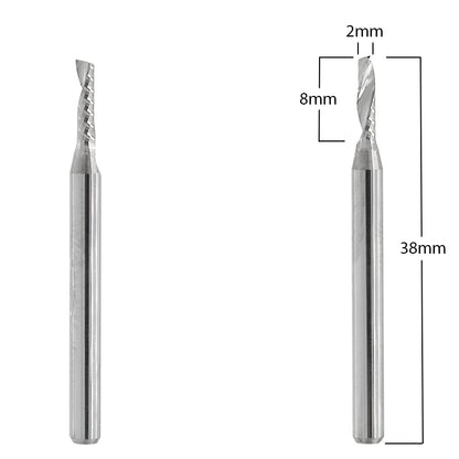 1/16" (2mm) Diameter Router Bit