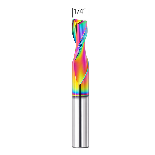 Aluminum Router Bits with 1/4-inch diameter for CNC Routers