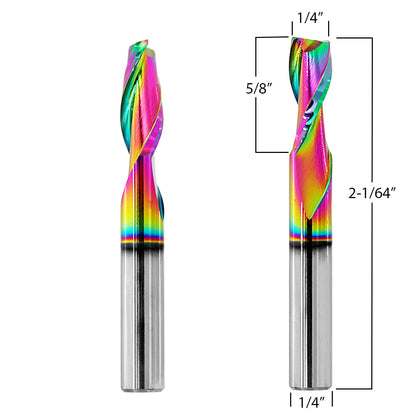 Aluminum Router Bits with 1/4 diameter for CNC Routers