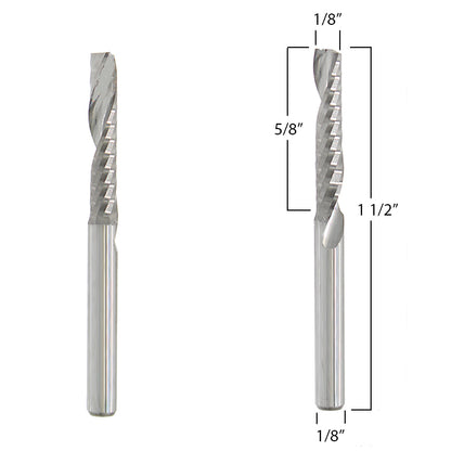 Router Bits with 1/8-inch diameter for CNC Routers