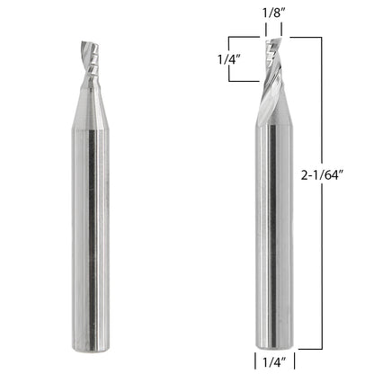 Router Bits with 1/8-inch diameter for CNC Routers