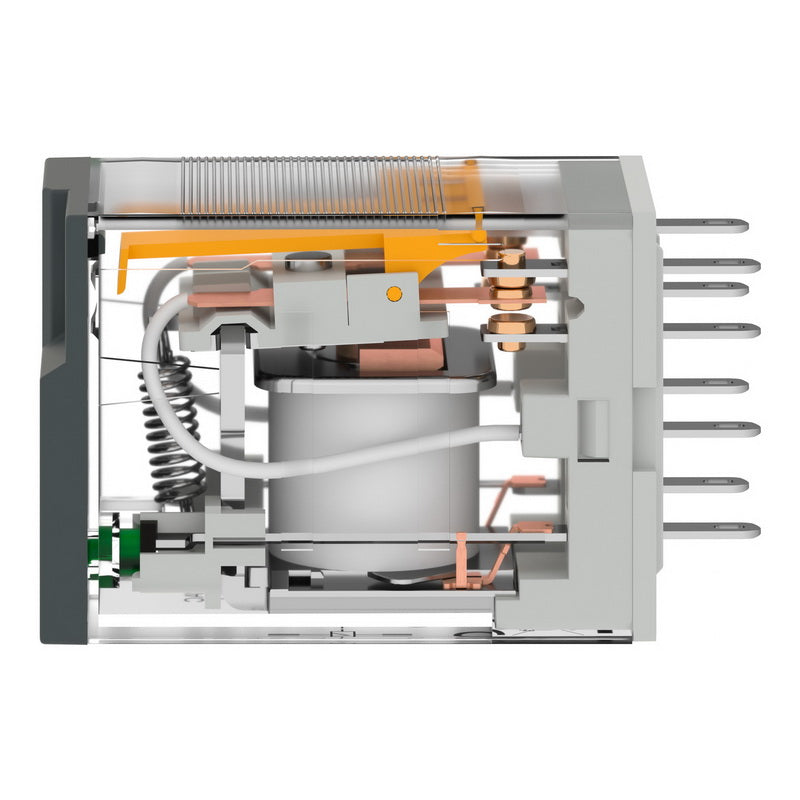 Electromechanical Relay 5A, 2CO, with LED, 24V DC