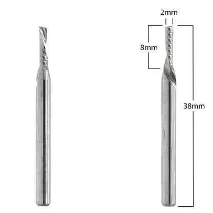 1/16" (2mm) Diameter Router Bit