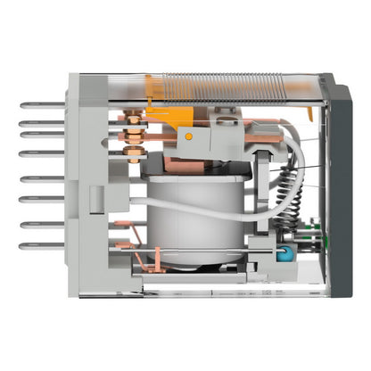 Electromechanical Relay 5A, 2CO, with LED, 24V DC